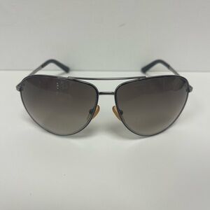 Stella McCartney Black and Brown Aviator Sunglasses